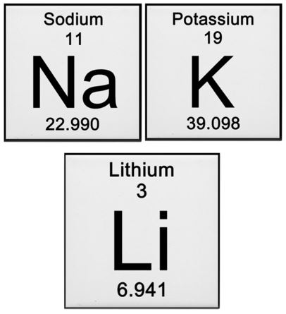 Group I Metals Collection (li Na K)